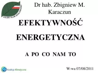 dr hab zbigniew m karaczun