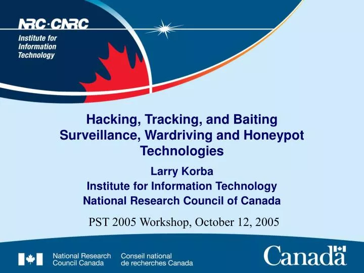 hacking tracking and baiting surveillance wardriving and honeypot technologies