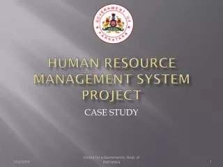 Human Resource Management System Project