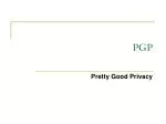 PGP - slide 1