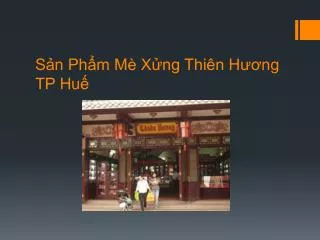 s n ph m m x ng thi n h ng tp hu