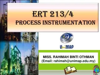 ERT 213/4 Process instrumentation
