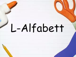 l alfabett