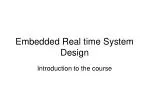 Embedded Real time System Design - slide 1