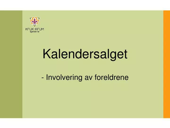 kalendersalget