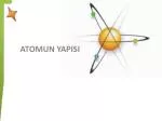 ATOMUN YAPISI - slide 1