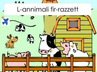 l annimali fir razzett