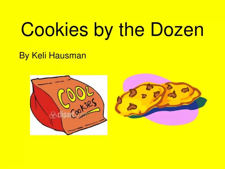 cookies by the dozen
