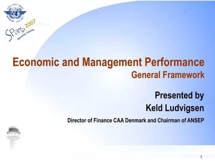 economic and management performance general framework