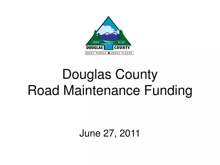 douglas county road maintenance funding