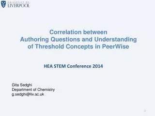HEA STEM Conference 2014