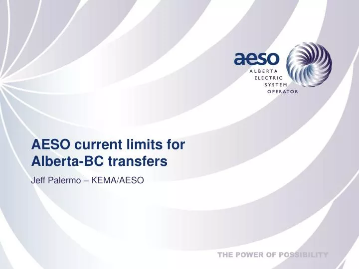 aeso current limits for alberta bc transfers