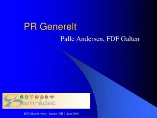 pr generelt