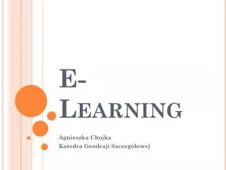e learning