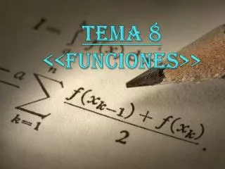 tema 8 funciones