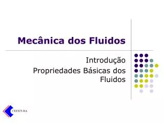 mec nica dos fluidos