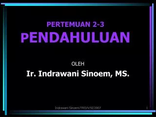 pertemuan 2 3 p endahuluan