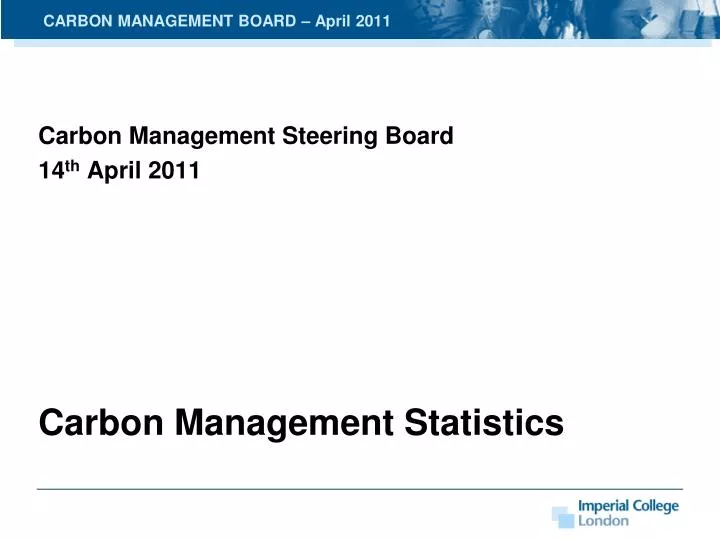 carbon management board april 2011