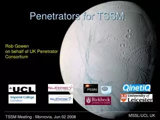 Penetrators for TSSM