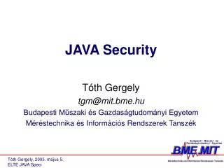 JAVA Security