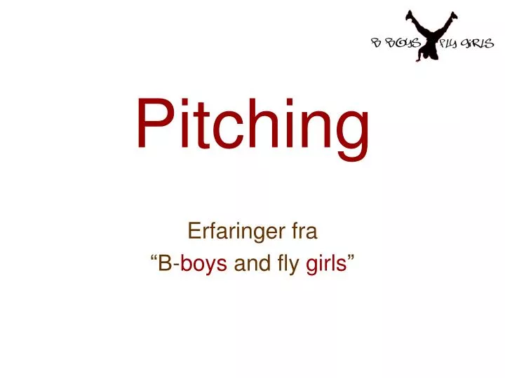 pitching