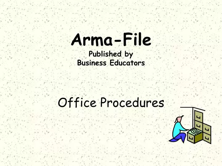 arma file published by business educators