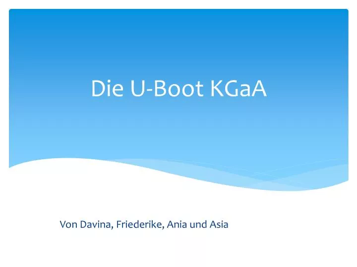 die u boot kgaa