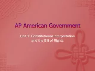 AP American Government