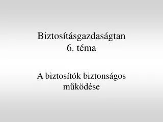 biztos t sgazdas gtan 6 t ma
