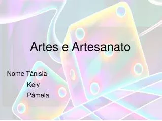 artes e artesanato