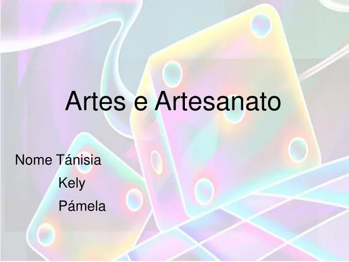 artes e artesanato