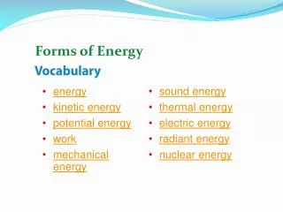 energy kinetic energy potential energy work mechanical energy