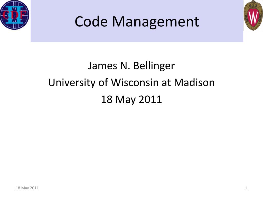 PPT - Code Management PowerPoint Presentation, free download - ID:5077909