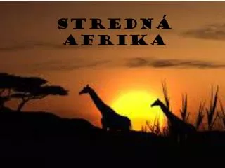 stredn afrika
