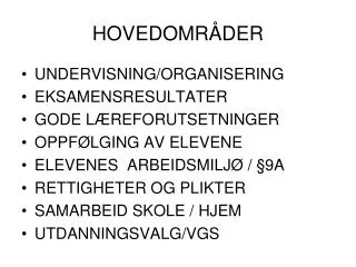 hovedomr der