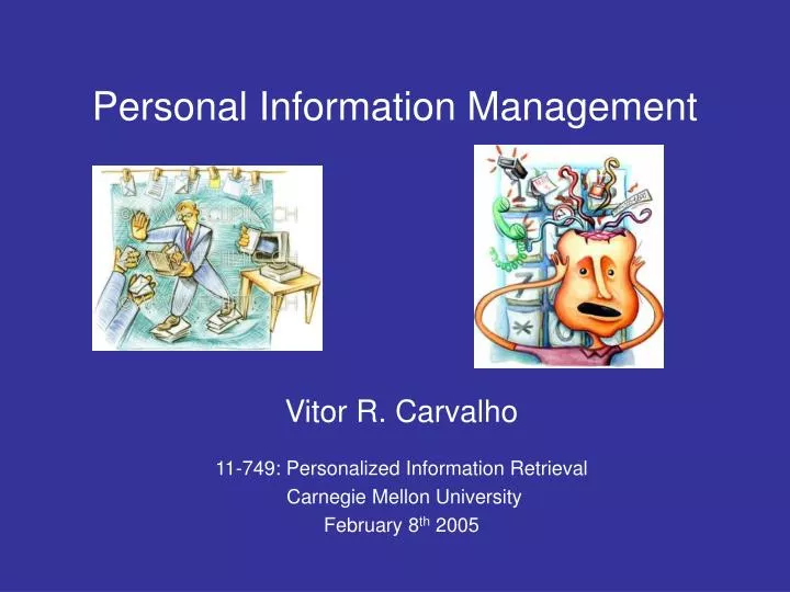 personal information management