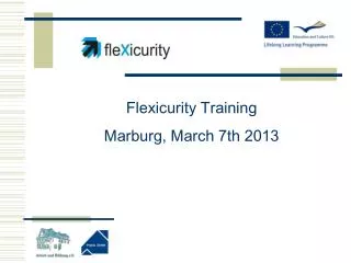 Flexicurity Training Marburg, March 7th 2013