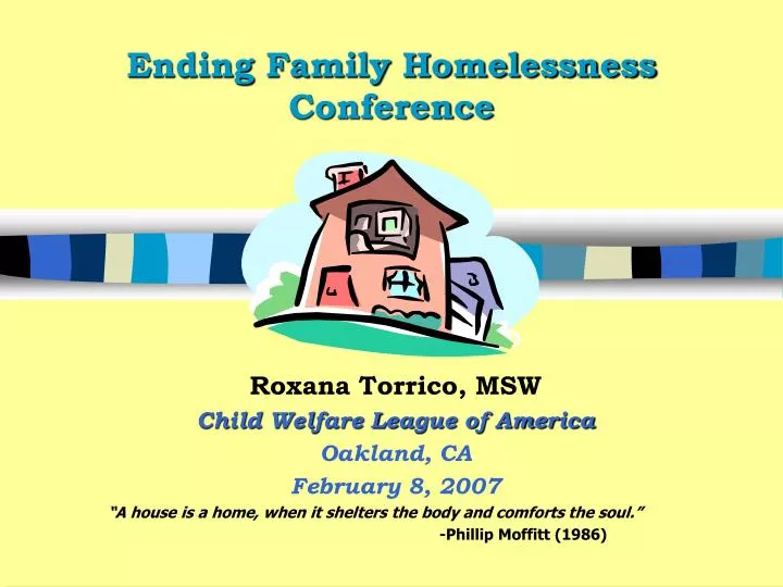 ending family homelessness conference