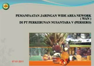 pemanfaatan jaringan wide area nework wan di pt perkebunan nusantara v persero