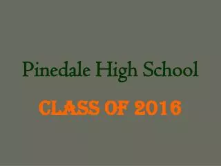 Pinedale High School