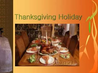 Thanksgiving Holiday