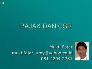 pajak dan csr