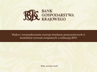 wp yw i uwarunkowania rozwoju funduszy por czeniowych w kontek cie wyzwa zwi zanych z realizacj rpo