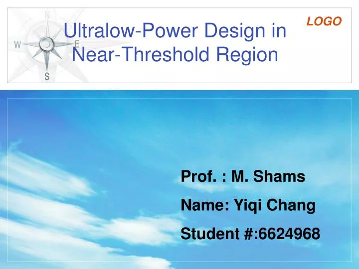 ultralow power design in near threshold region