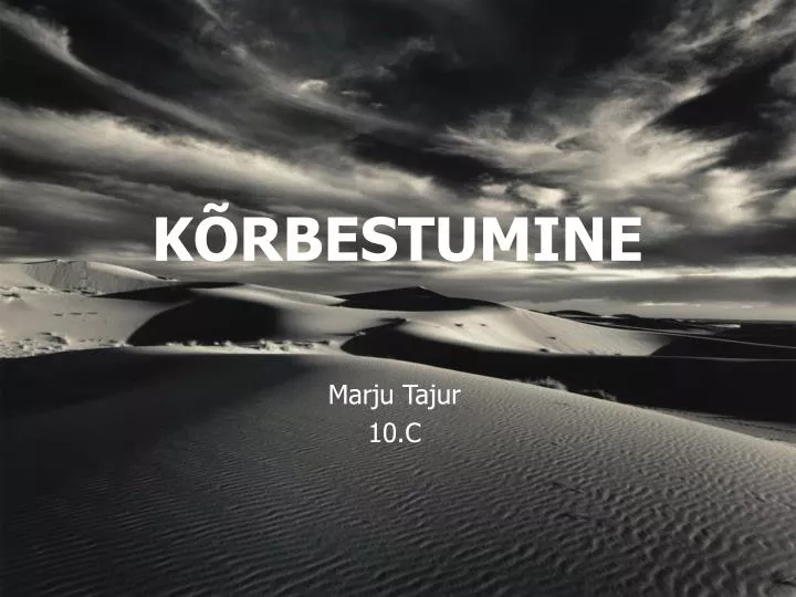 k rbestumine