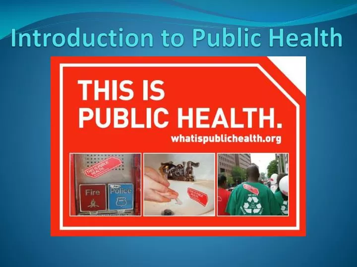 introduction to public health