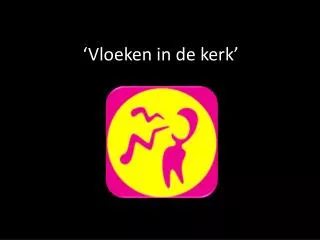 vloeken in de kerk