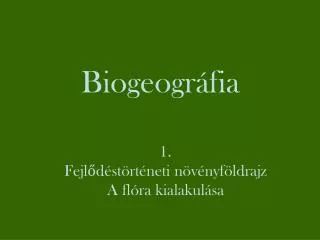 biogeogr fia