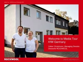 Welcome to Media Tour KfW Germany