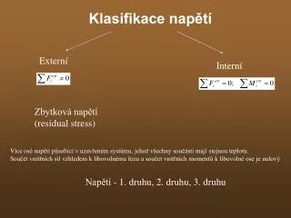 klasifikace nap t